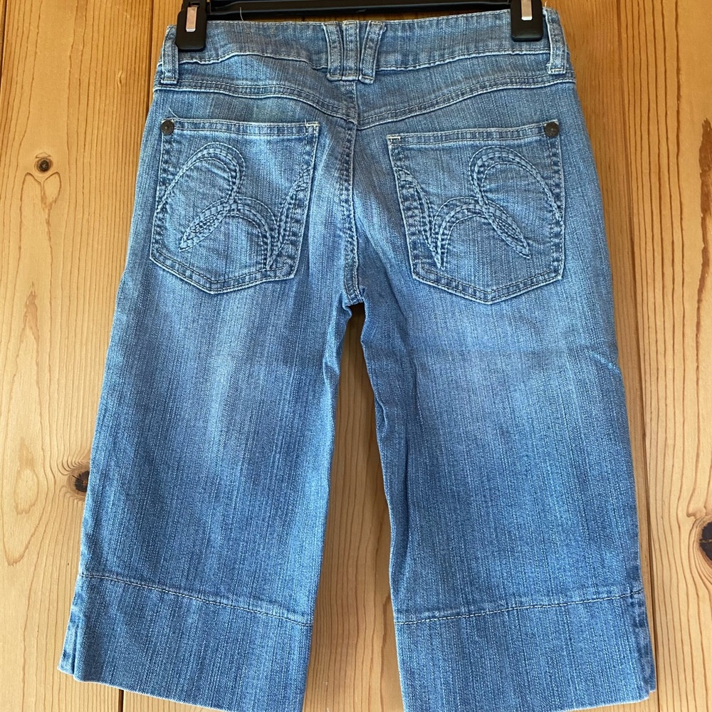 Candie’s long jean shorts